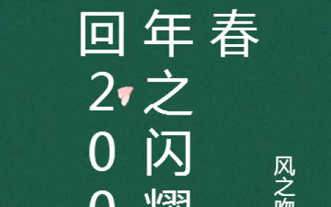 重回2000年之闪耀青春（重回2000年之闪耀青春）全文免费阅读无弹窗大结局_ （重回2000年之闪耀青春）重回2000年之闪耀青春最新章节列表